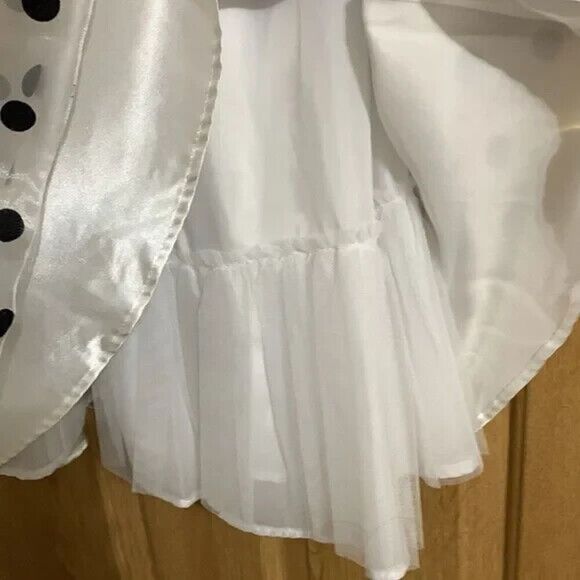 Emily West Girls 10.5 Formal Polka Dot Dress, Layered Skirt, Matching Jacket - Picture 7 of 8